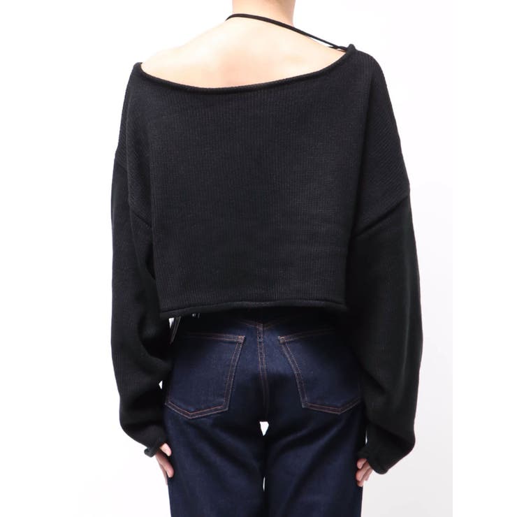 ワンショルスタッズショートニット | jouetie | 詳細画像33 