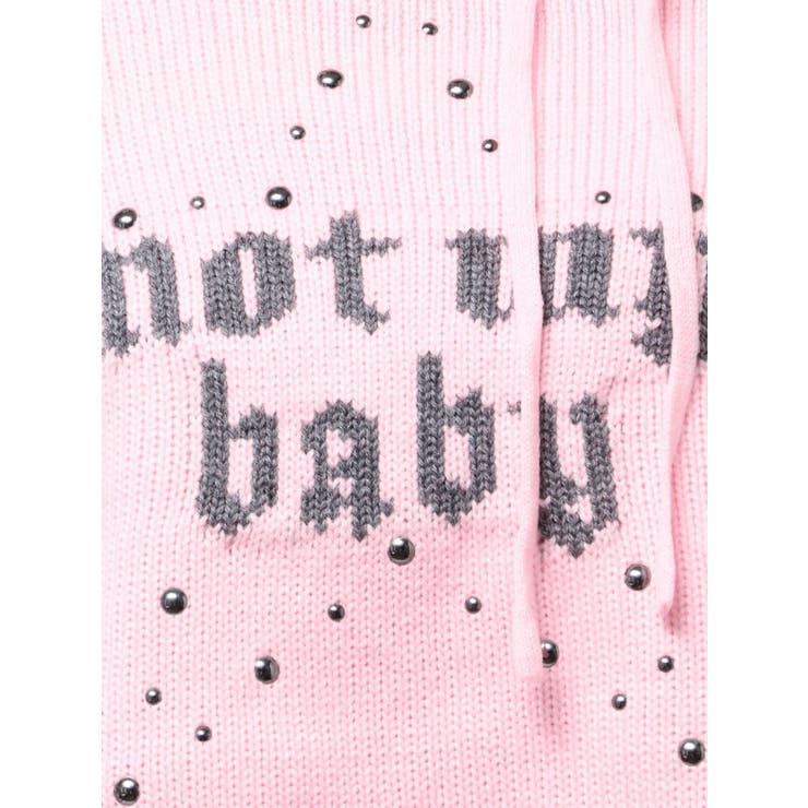 ワンショルスタッズショートニット | jouetie | 詳細画像40 