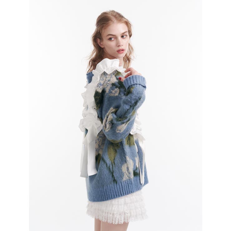 パターンルーズニット | jouetie | 詳細画像12 