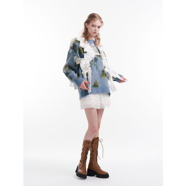 パターンルーズニット | jouetie | 詳細画像13 