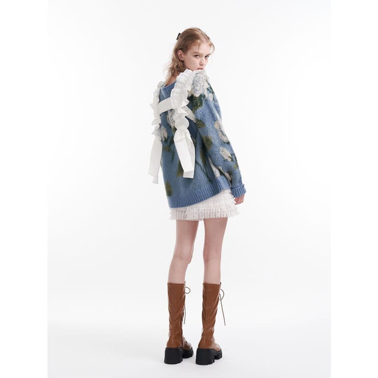 パターンルーズニット | jouetie | 詳細画像14 