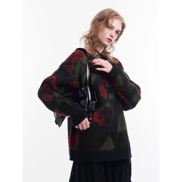 パターンルーズニット | jouetie | 詳細画像16 