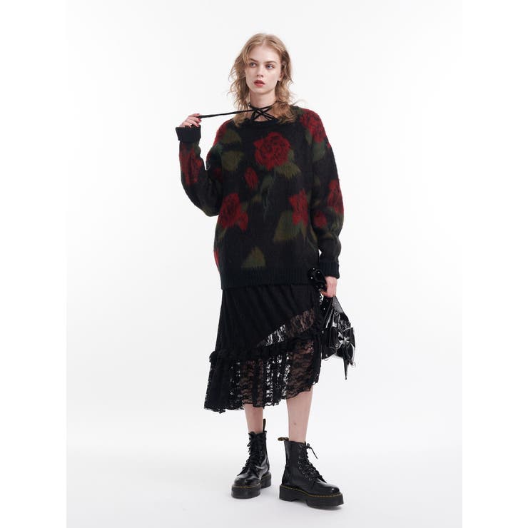 パターンルーズニット | jouetie | 詳細画像21 