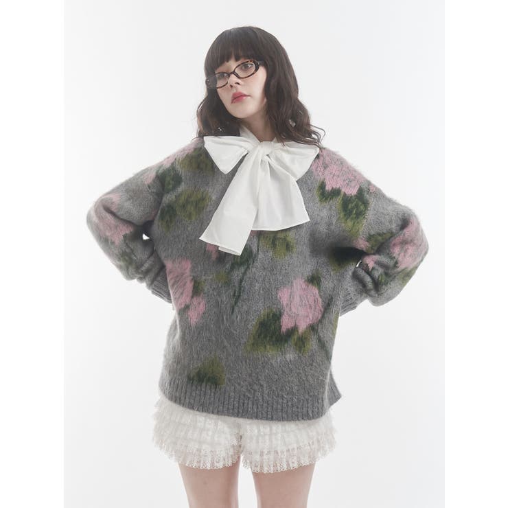 パターンルーズニット | jouetie | 詳細画像22 