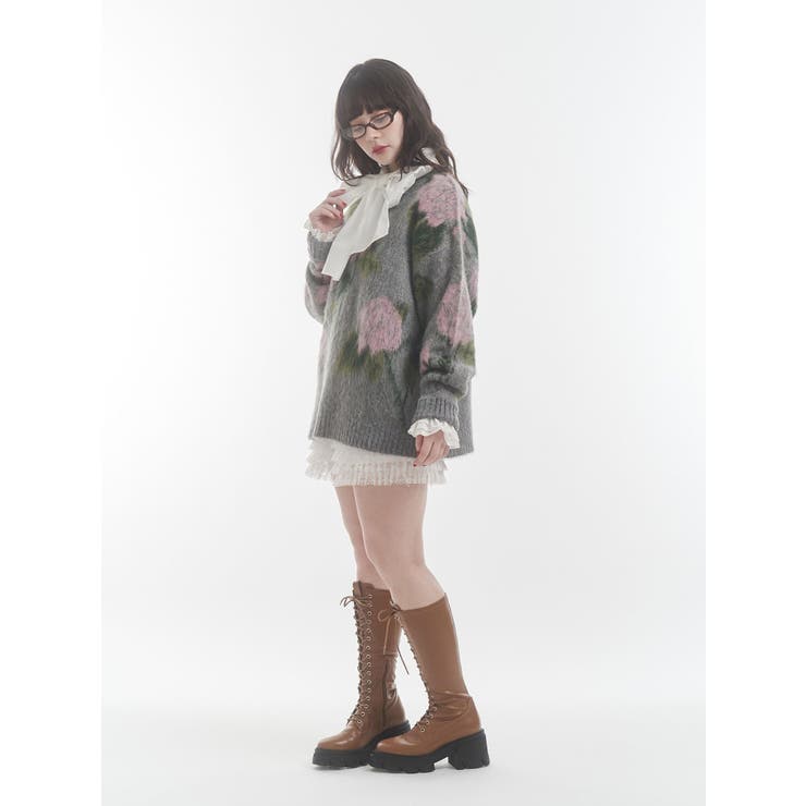 パターンルーズニット | jouetie | 詳細画像25 