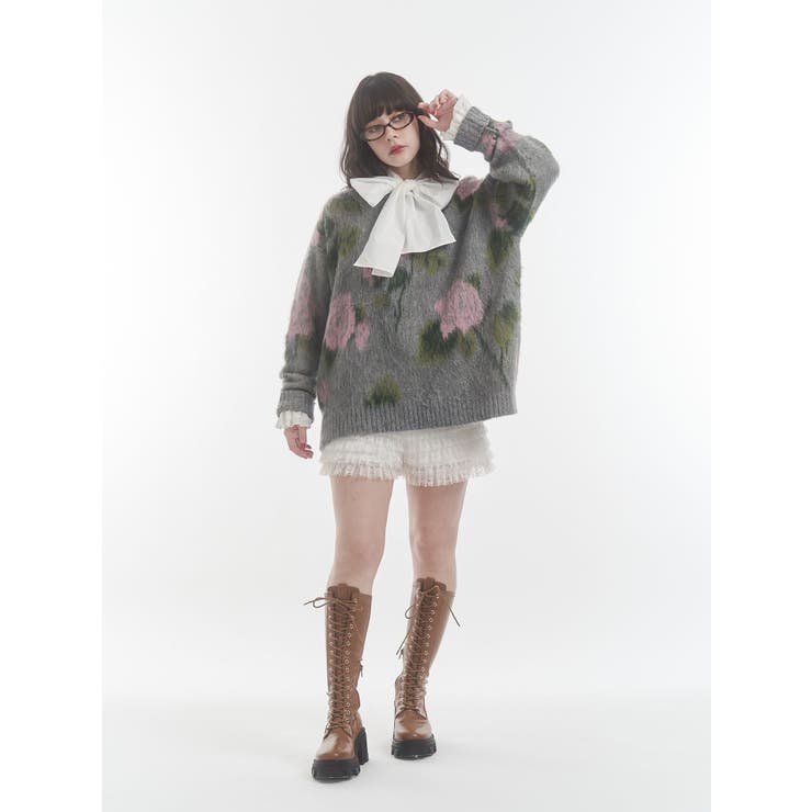 パターンルーズニット | jouetie | 詳細画像26 