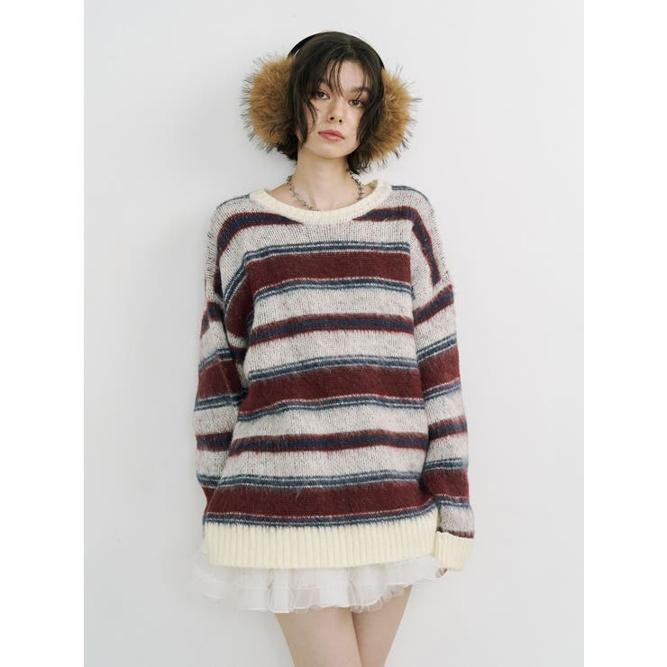 パターンルーズニット | jouetie | 詳細画像5 