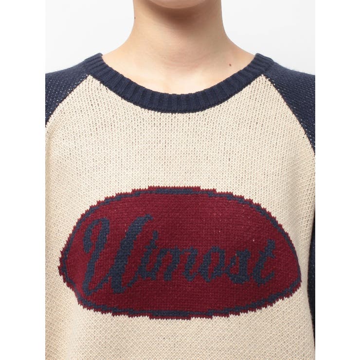 ラグランロゴルーズニット | jouetie | 詳細画像34 