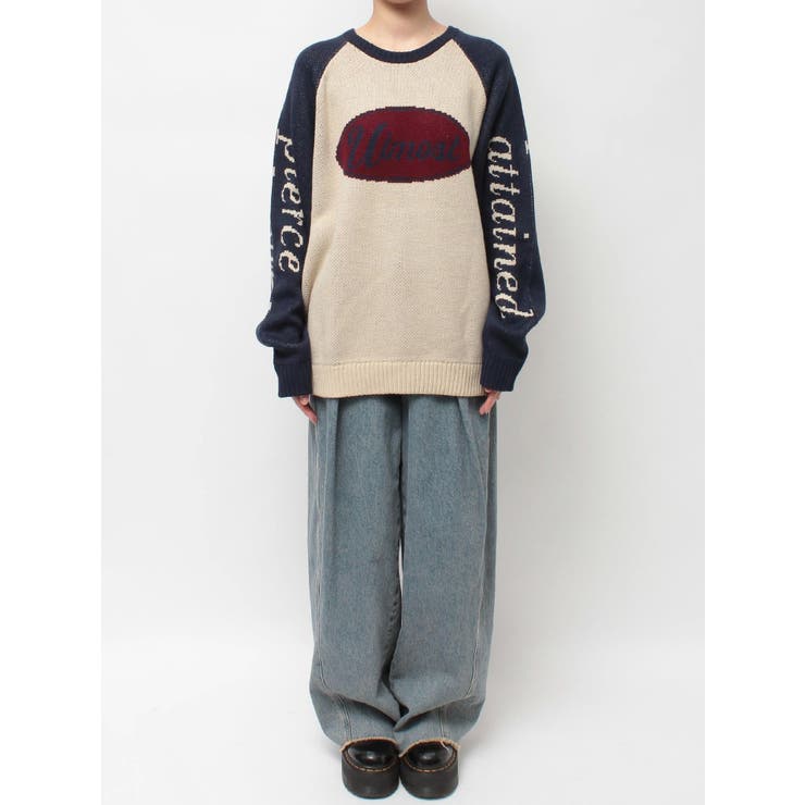 ラグランロゴルーズニット | jouetie | 詳細画像38 