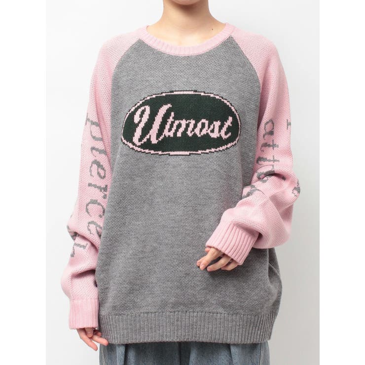 ラグランロゴルーズニット | jouetie | 詳細画像42 