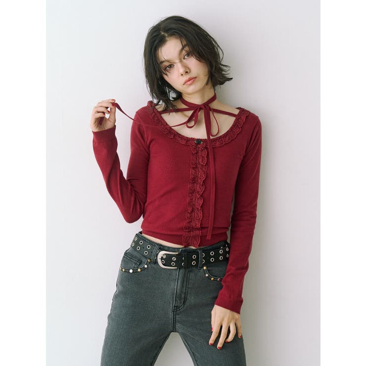 レースドッキングニット 2026Spring | jouetie | 詳細画像22 