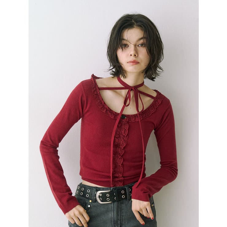 レースドッキングニット 2026Spring | jouetie | 詳細画像23 