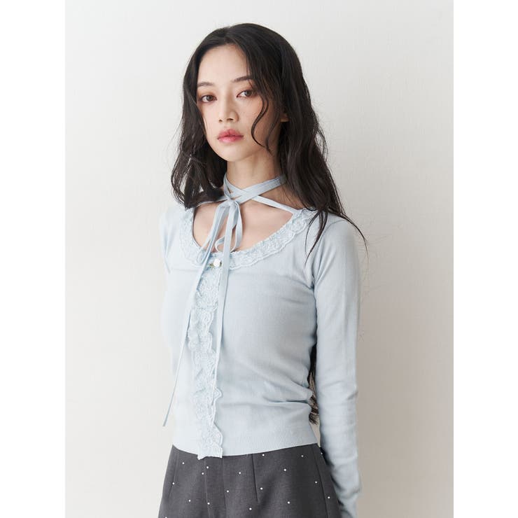 レースドッキングニット 2026Spring | jouetie | 詳細画像7 