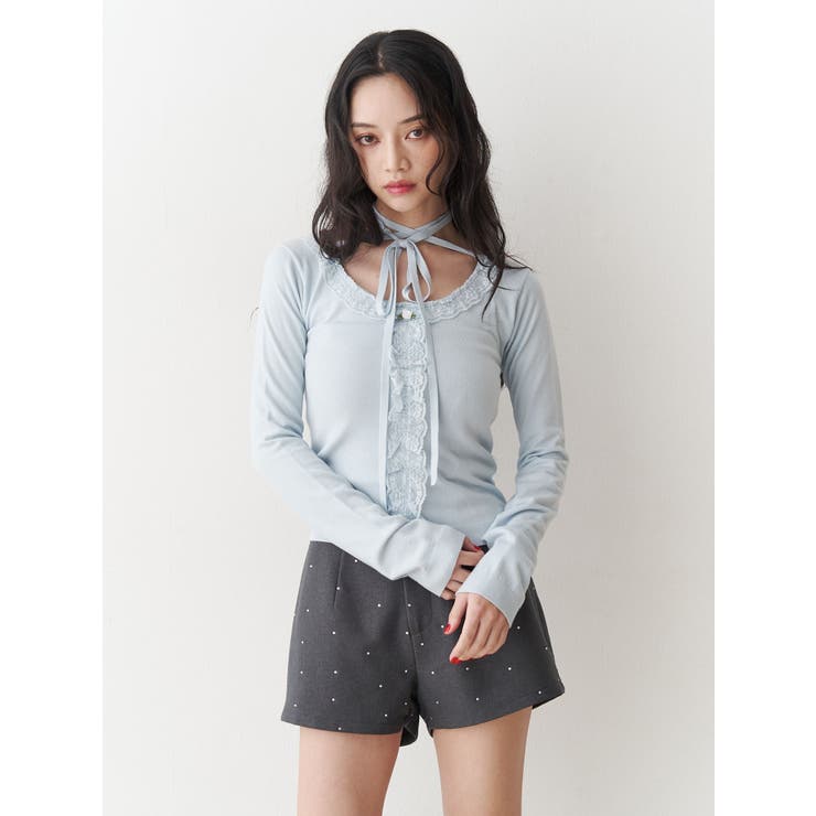 レースドッキングニット 2026Spring | jouetie | 詳細画像8 