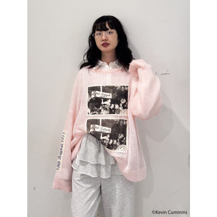 【KevinCummins×jouetie】フォトローゲージニット | jouetie | 詳細画像1 
