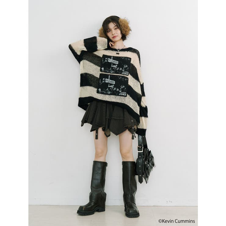 【KevinCummins×jouetie】フォトローゲージニット | jouetie | 詳細画像10 