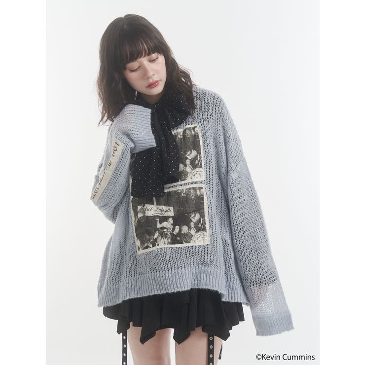 【KevinCummins×jouetie】フォトローゲージニット | jouetie | 詳細画像11 