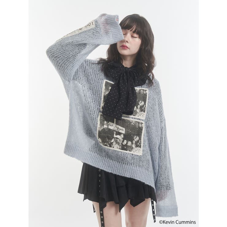【KevinCummins×jouetie】フォトローゲージニット | jouetie | 詳細画像12 