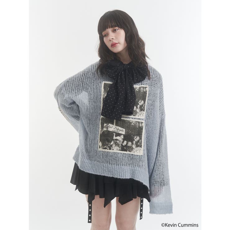 【KevinCummins×jouetie】フォトローゲージニット | jouetie | 詳細画像13 