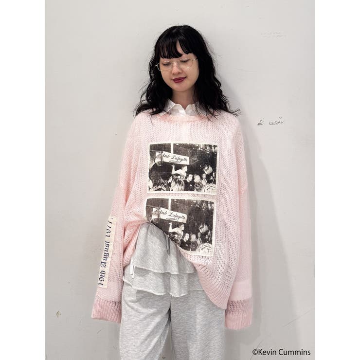 【KevinCummins×jouetie】フォトローゲージニット | jouetie | 詳細画像18 