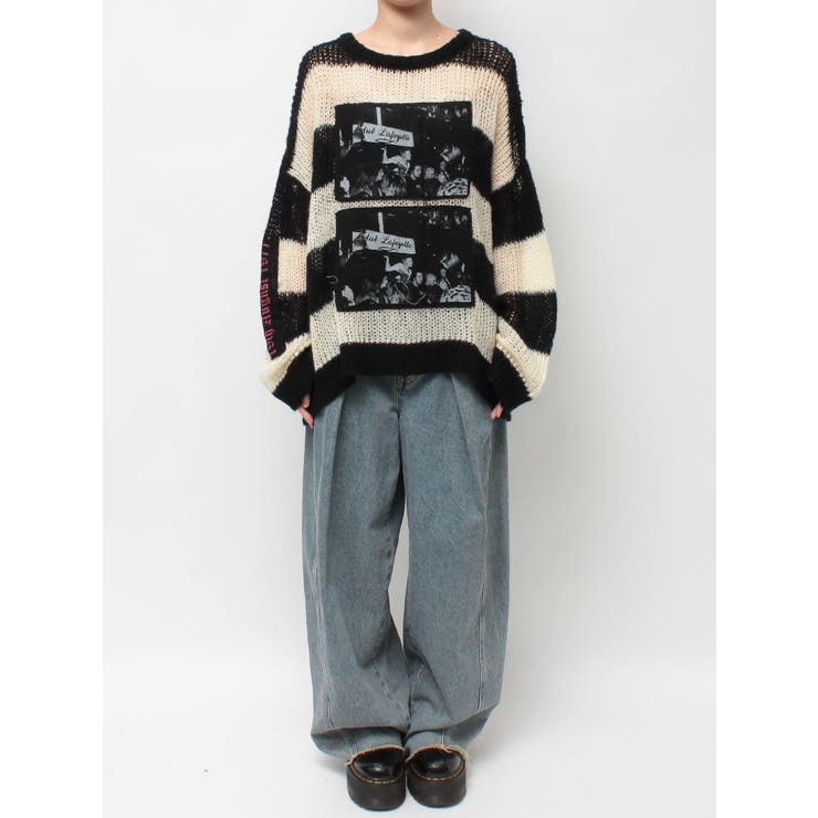 【KevinCummins×jouetie】フォトローゲージニット | jouetie | 詳細画像36 