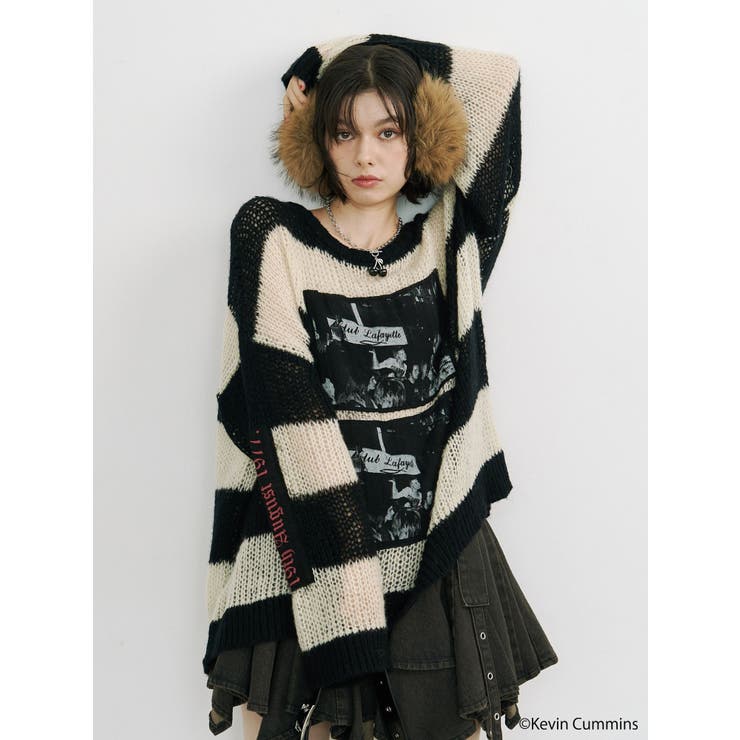 【KevinCummins×jouetie】フォトローゲージニット | jouetie | 詳細画像4 