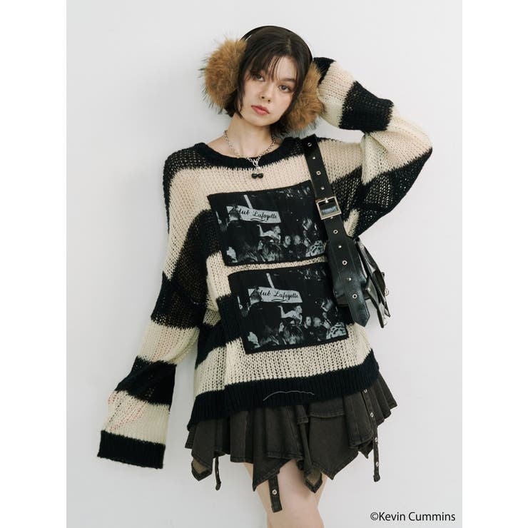 ミックス | 【KevinCummins×jouetie】フォトローゲージニット | jouetie