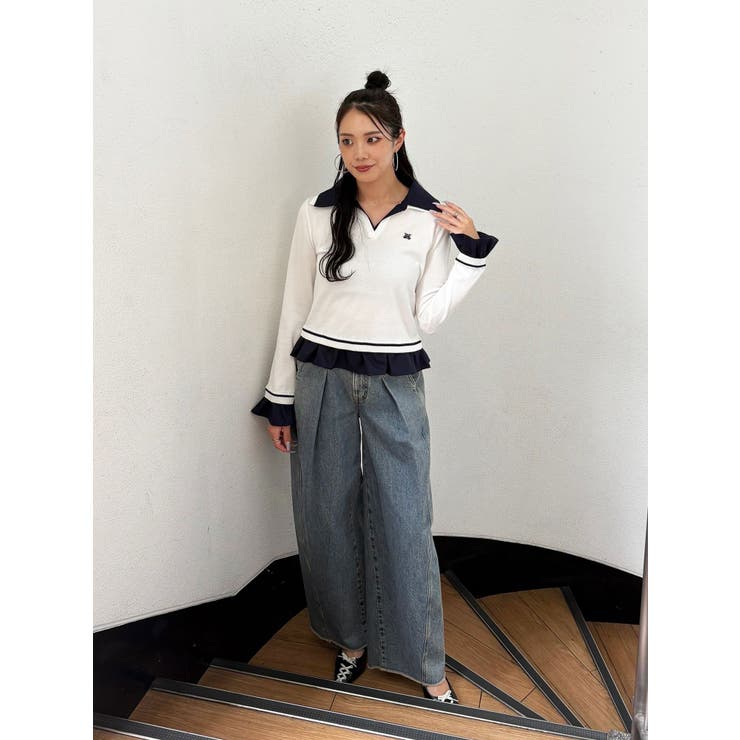 レイヤードポロニット | jouetie | 詳細画像11 