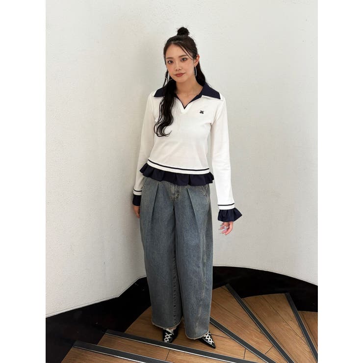 レイヤードポロニット | jouetie | 詳細画像13 