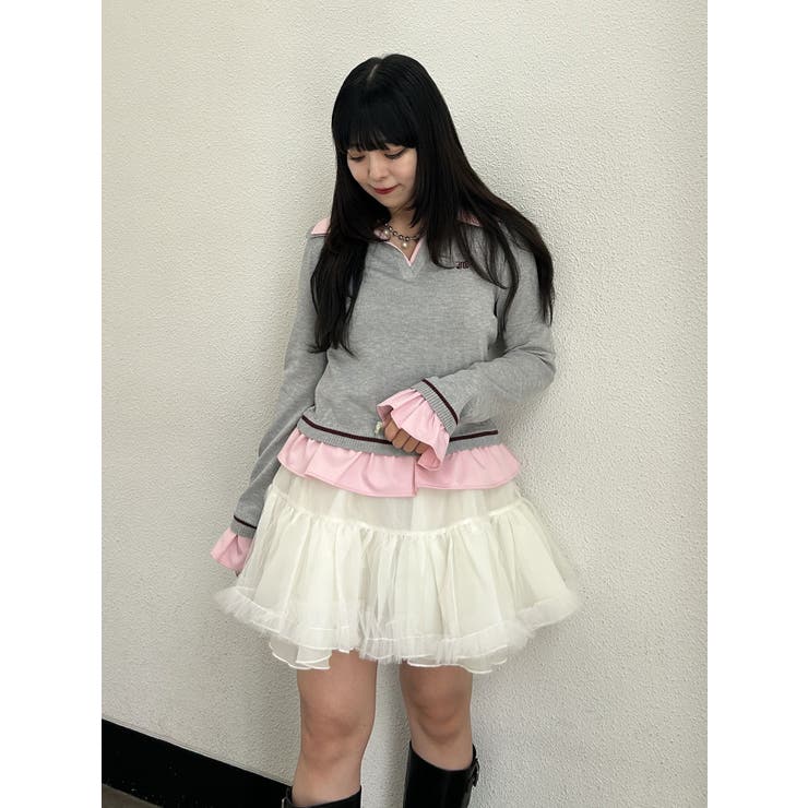 レイヤードポロニット | jouetie | 詳細画像7 