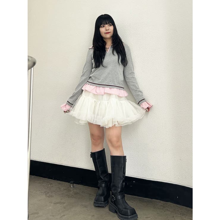 レイヤードポロニット | jouetie | 詳細画像8 