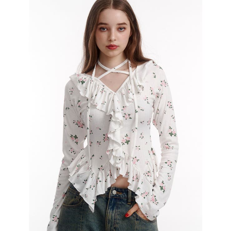 ラッフルフリルトップス | jouetie | 詳細画像1 