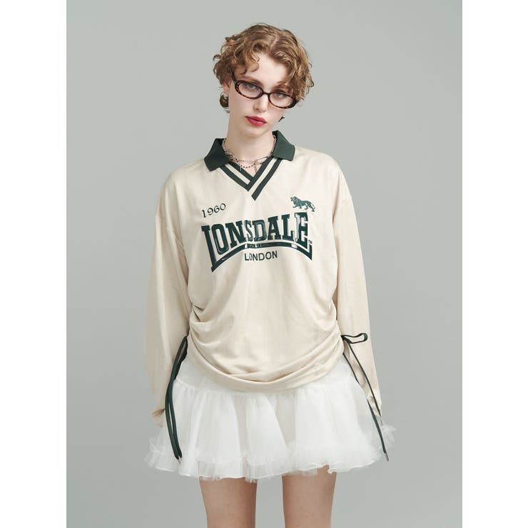 アイボリー | 【LONSDALE×jouetie】ロゴユニフォームトップス | jouetie