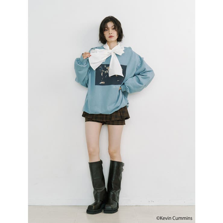 【KevinCummins×jouetie】フォトダメージプルオーバー | jouetie | 詳細画像13 