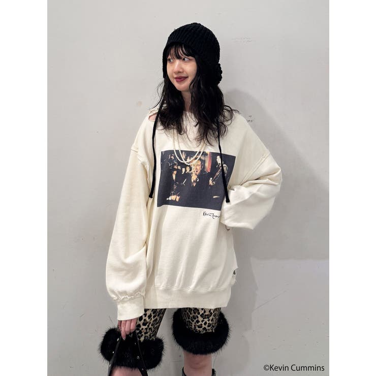 【KevinCummins×jouetie】フォトダメージプルオーバー | jouetie | 詳細画像14 