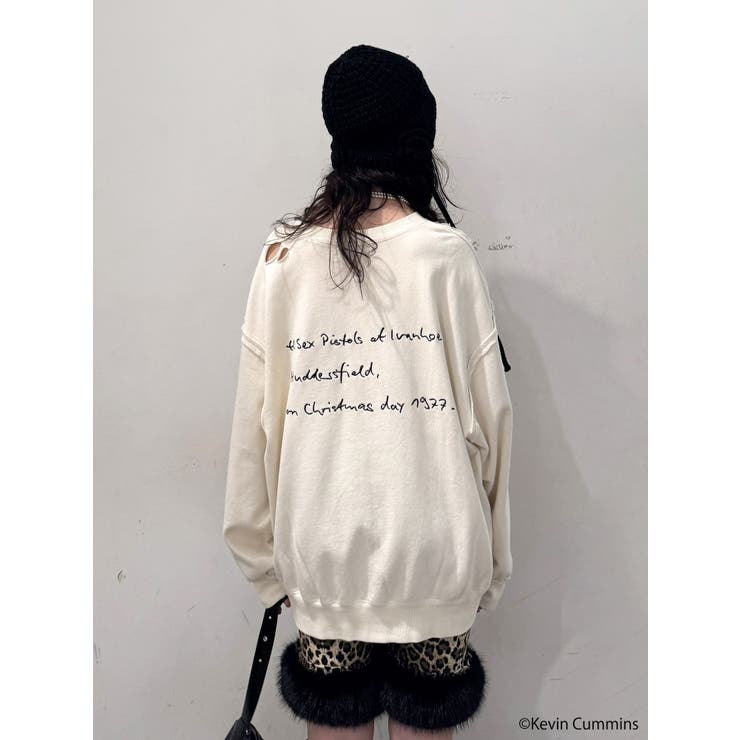 【KevinCummins×jouetie】フォトダメージプルオーバー | jouetie | 詳細画像15 