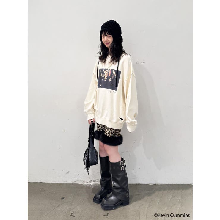 【KevinCummins×jouetie】フォトダメージプルオーバー | jouetie | 詳細画像16 