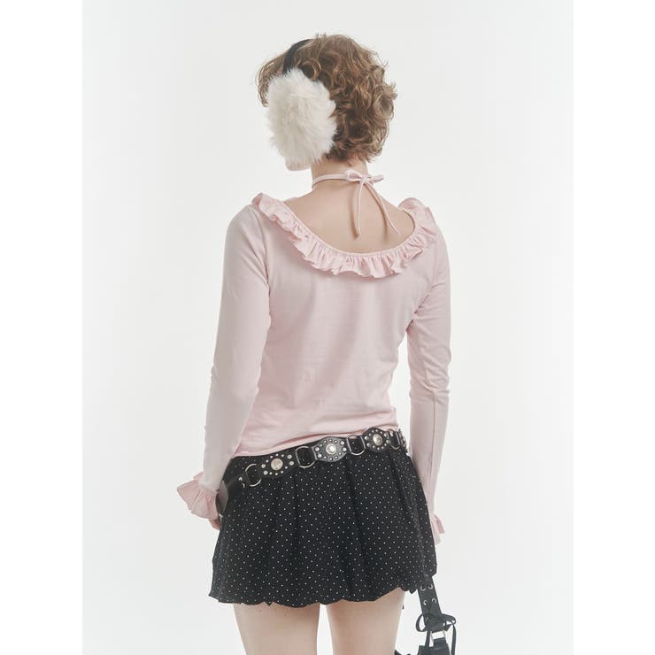 ラインストーンフリルトップス | jouetie | 詳細画像10 