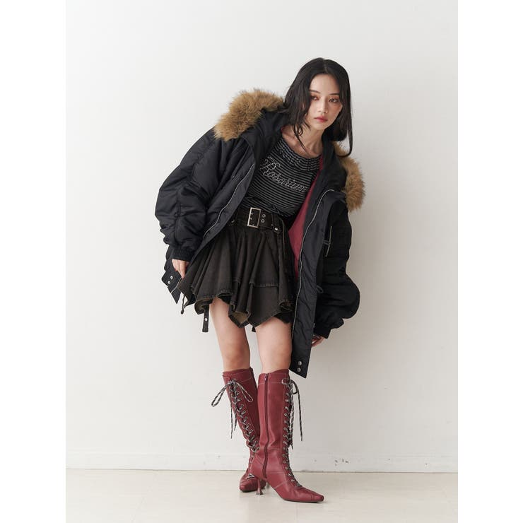 ラインストーンフリルトップス | jouetie | 詳細画像2 