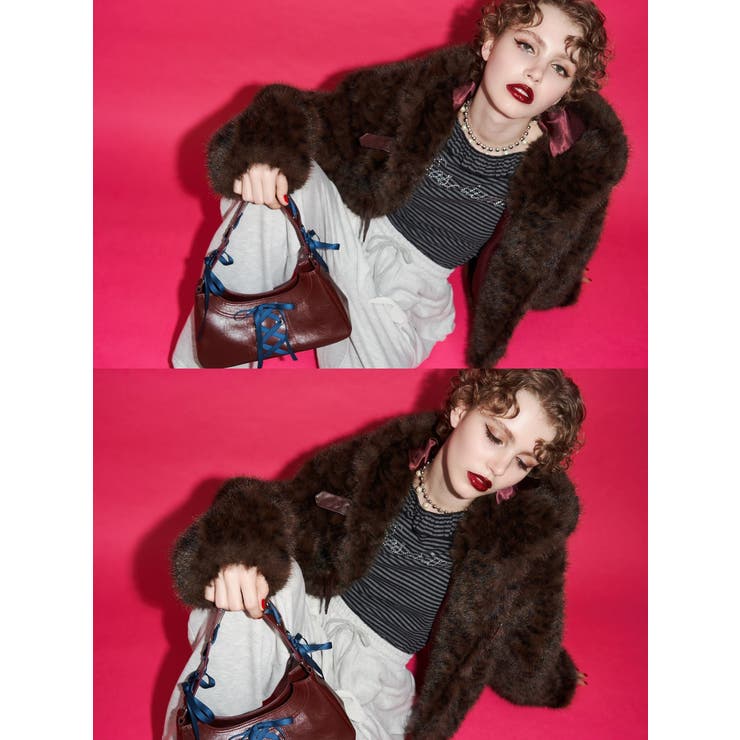 ラインストーンフリルトップス | jouetie | 詳細画像5 