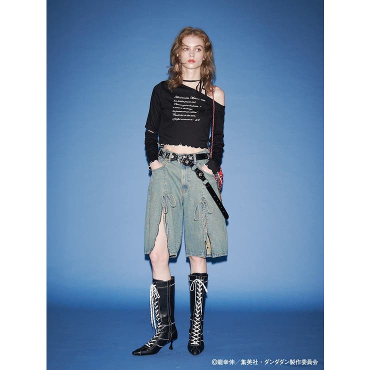 【TVアニメ『ダンダダン』・jouetie】フィットオフショルトップス | jouetie | 詳細画像21 