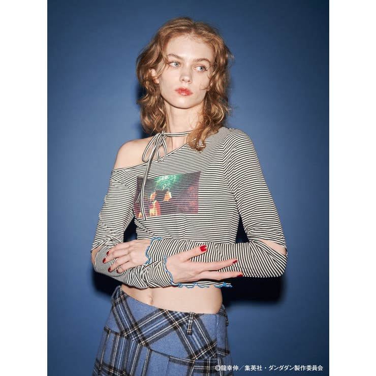 【TVアニメ『ダンダダン』・jouetie】フィットオフショルトップス | jouetie | 詳細画像7 