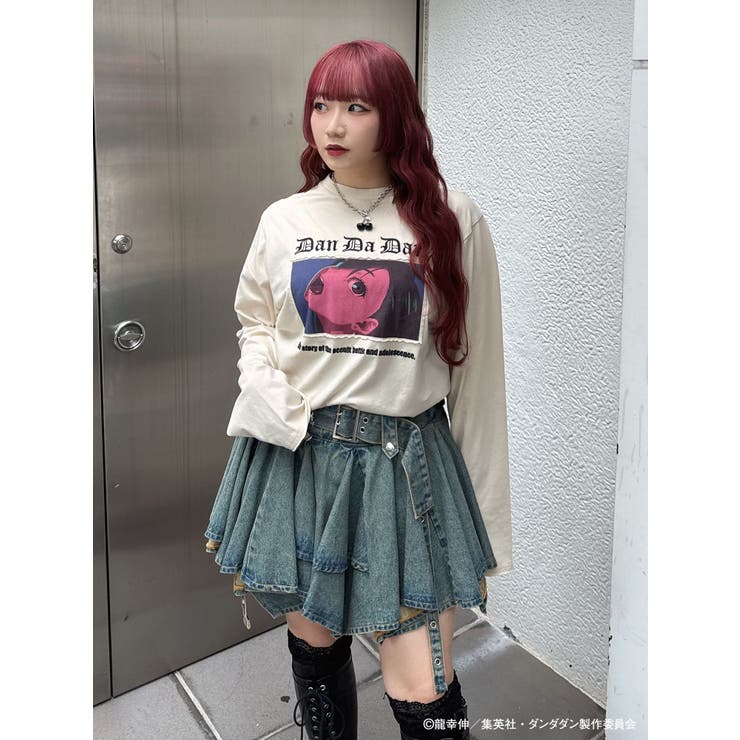 アイボリー | 【TVアニメ『ダンダダン』・jouetie】オーバーダメージロンT | jouetie