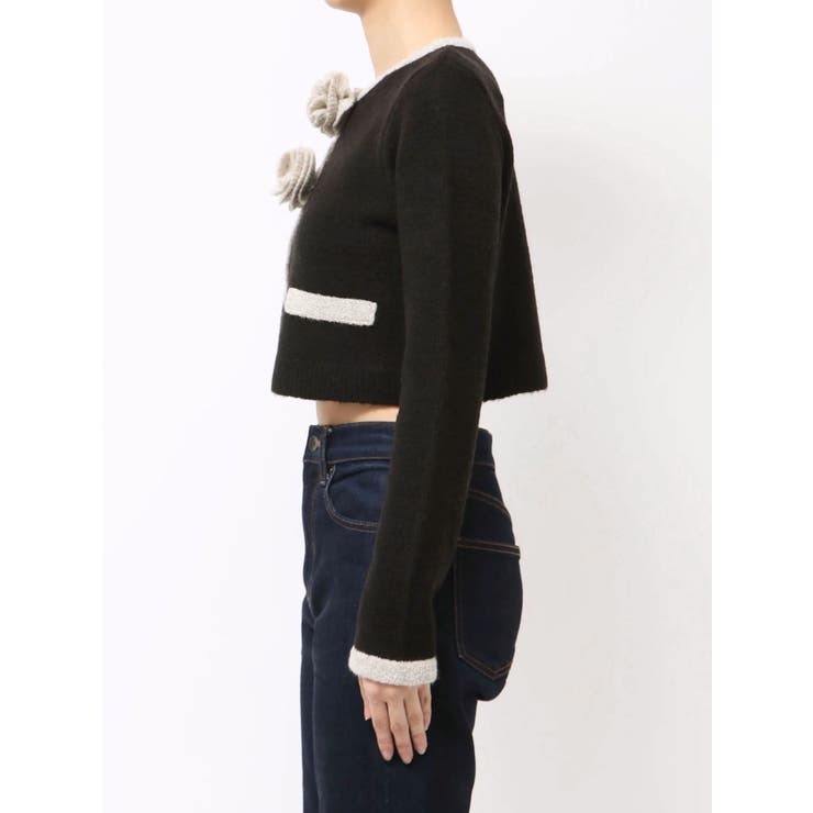 バイカラーコサージュカーデ | jouetie | 詳細画像37 