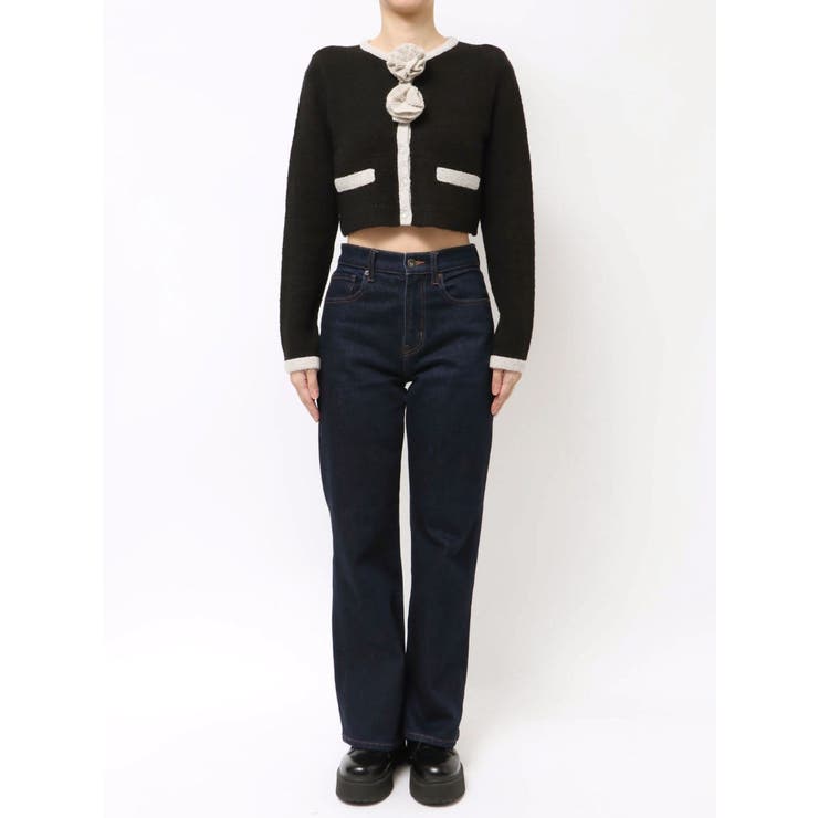 バイカラーコサージュカーデ | jouetie | 詳細画像46 