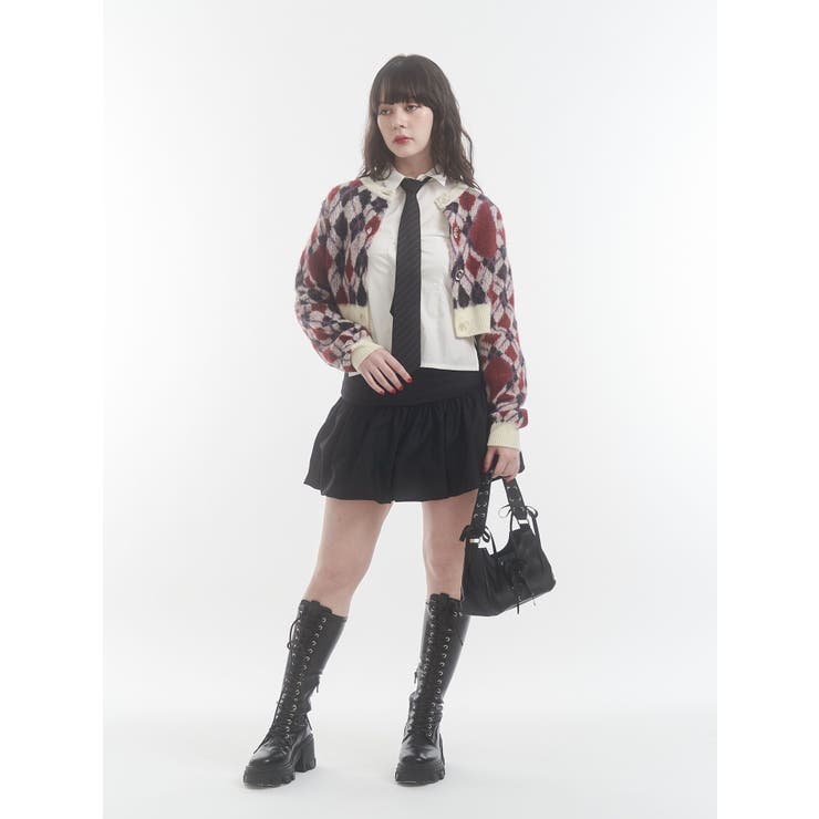 2WAYパターンショートカーデ | jouetie | 詳細画像10 