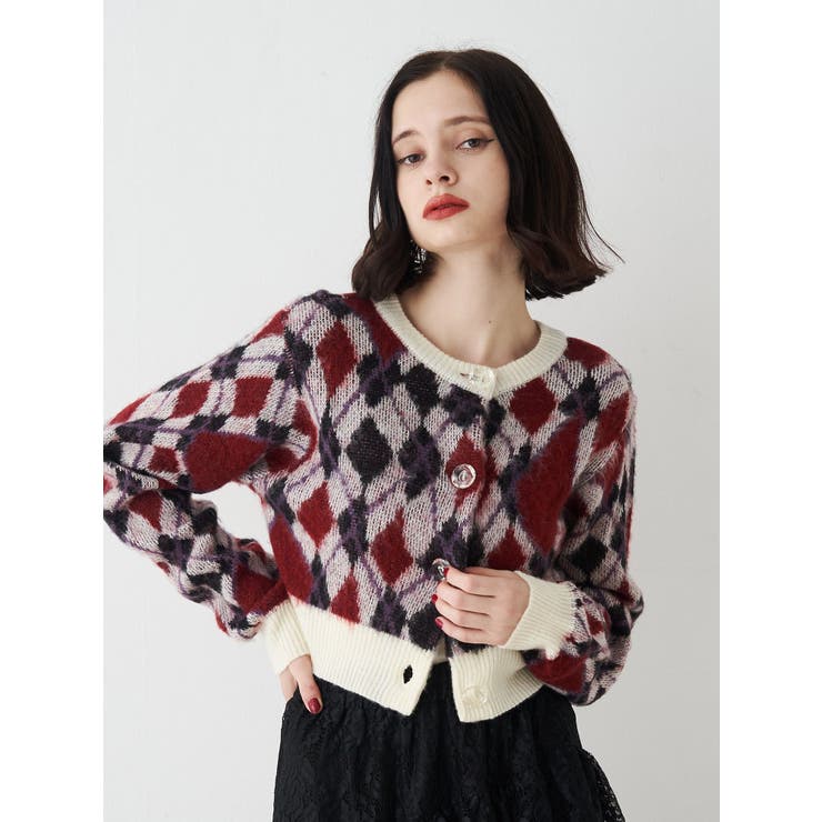 2WAYパターンショートカーデ | jouetie | 詳細画像18 