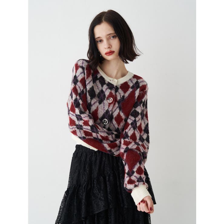 2WAYパターンショートカーデ | jouetie | 詳細画像19 