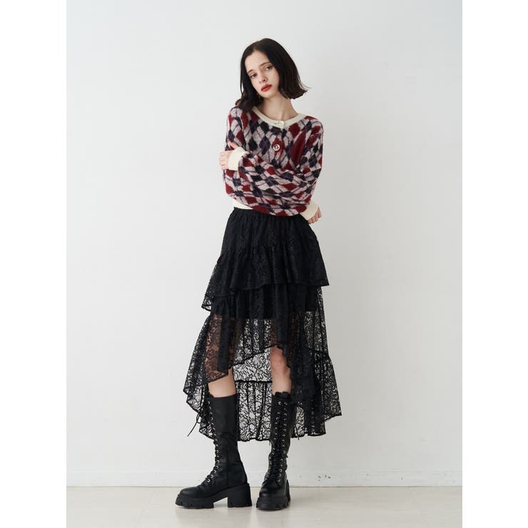 2WAYパターンショートカーデ | jouetie | 詳細画像21 