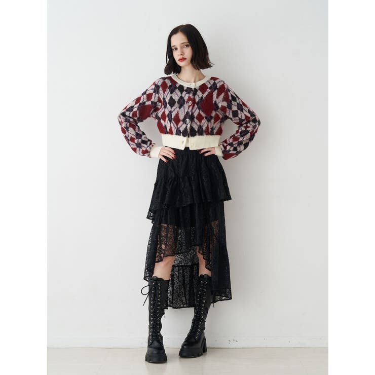 2WAYパターンショートカーデ | jouetie | 詳細画像23 